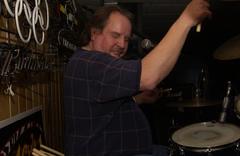 Curt Jones was born and raised in the small town of Randall, Minnesota. He started playing the drums when he was thirteen and began playing small bars around central Minnesota when he was fifteen. During the seventies, Curt lived and played in the St. Cloud area, working with a band called The Mason Dixon Line, playing mostly 50's and 60's music. In the later seventies he moved on to a band called Back Pages, performing the current music of the time. One thing you might notice about Curt, Click Here...