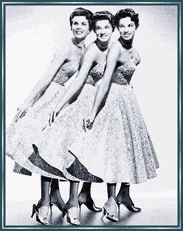 The McGuire Sisters were stars of radio and television and were the most popular sister group of the 1950's..