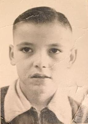 Ernie Gerald Saice at the age of 7