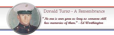 A memorial website for Donald Turso