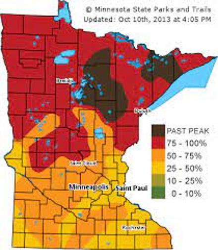 Fall colors in Minnesota 2013