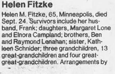 Margaret A Fitzke