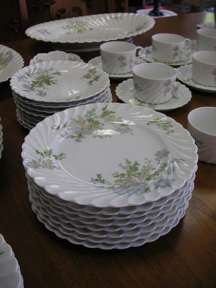 Haviland Limoges Margaux (8)- 7 1/2" Salad Plates