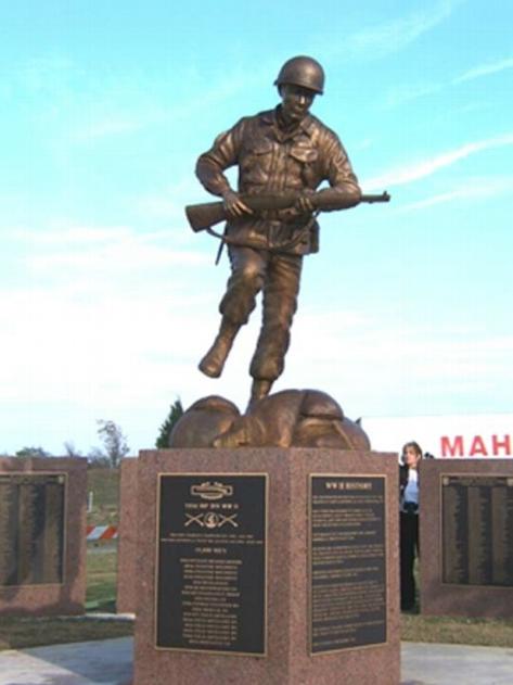 Memorial dedicated to the 103rd Infantry Division of World War II
