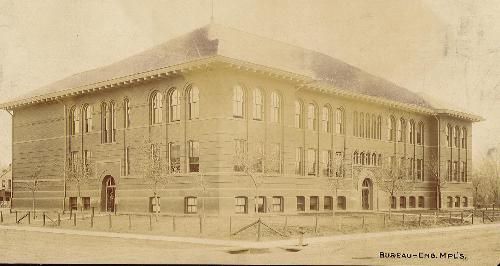 Blaine Elementary School - Post Card 1890's