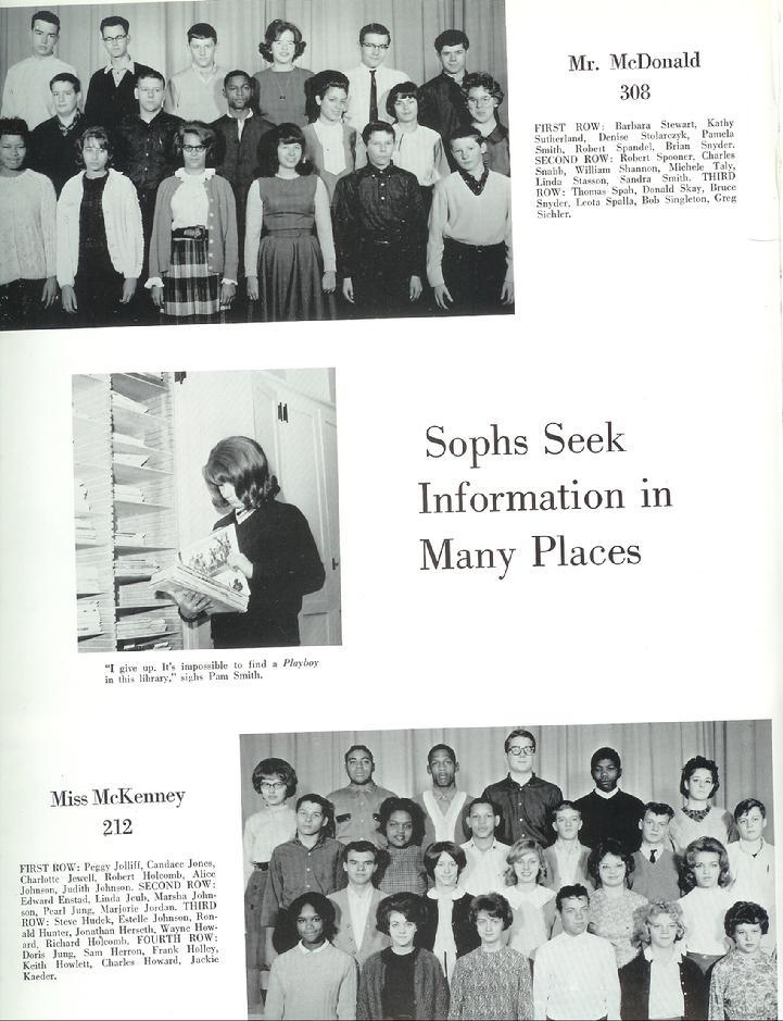 1964 Yearbook pages 102-115
