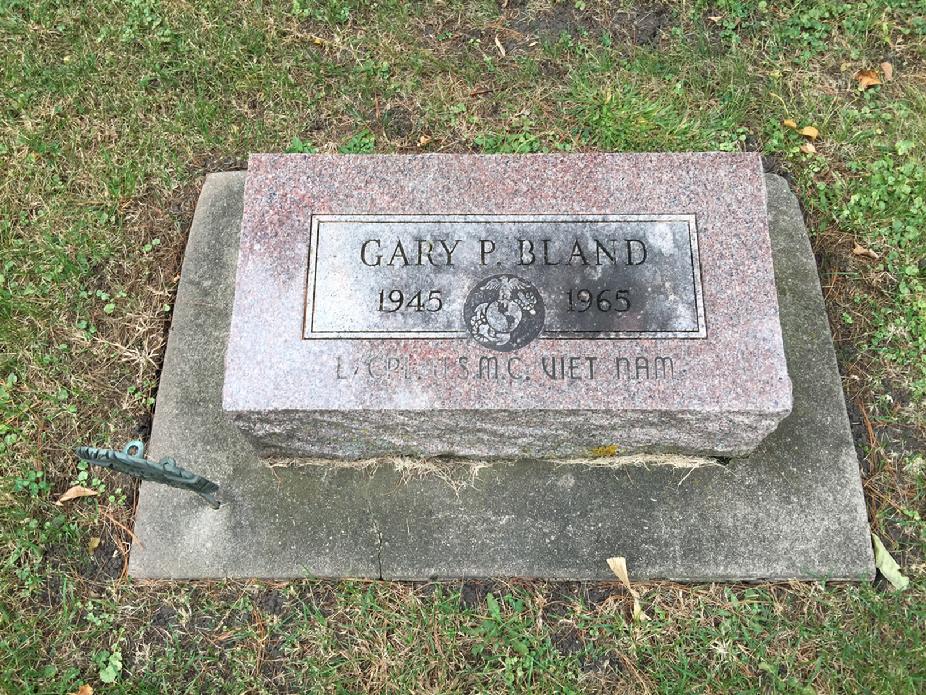 1st Recon Bn - LCpl Gary Paul Bland Grave
