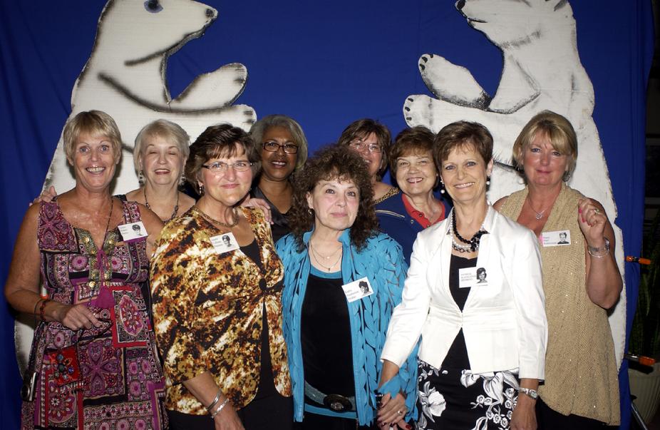 Eileen Braker, Joanne Cullinan, Kathy Pemberton, Patricia Blackledge, Kathy O'Day, Mary Rivers, Linda Nelson, Carol Rucke & Mary Hart