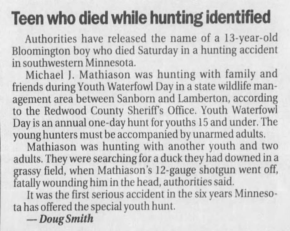Michael J Mathiason