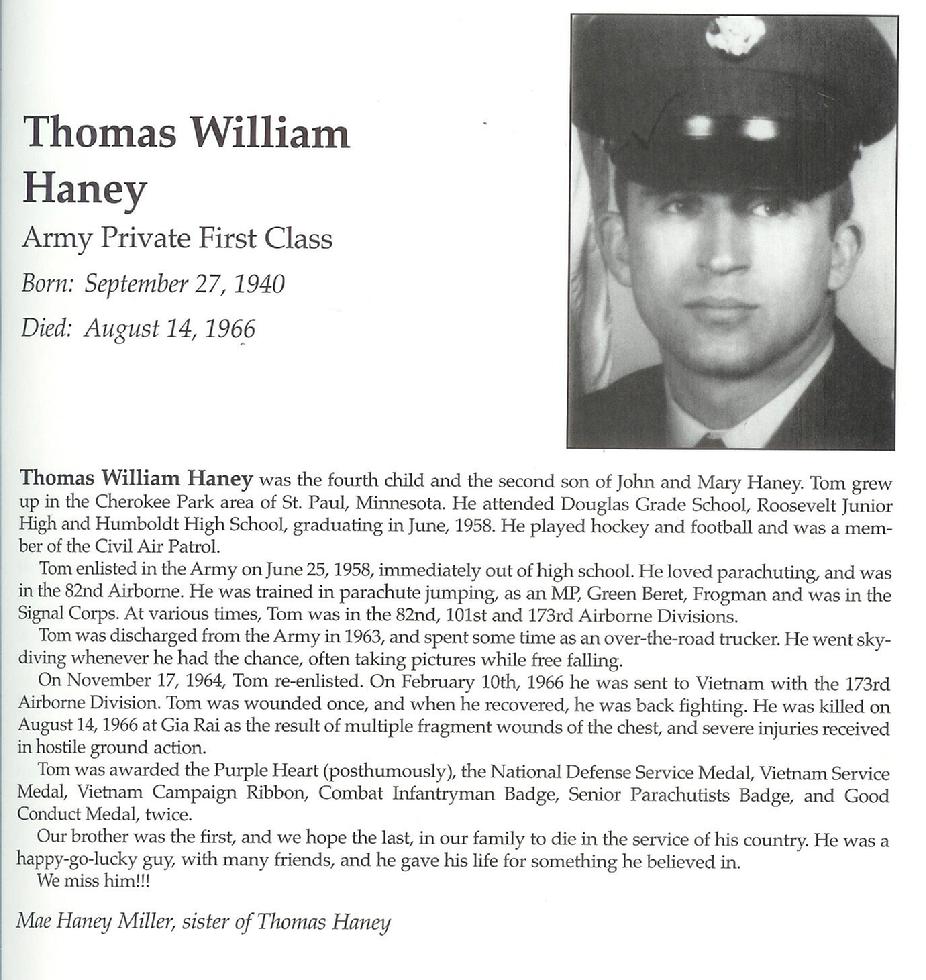 Thomas William "Tom" Haney
